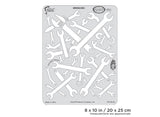 Artool FX4 Wrenched Freehand Airbrush Template by Craig Fraser